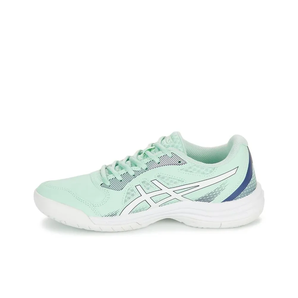 Asics Court Slide 3 Cushioning Wear Resistant Low Top Tennis Shoes Women's Green White Blue