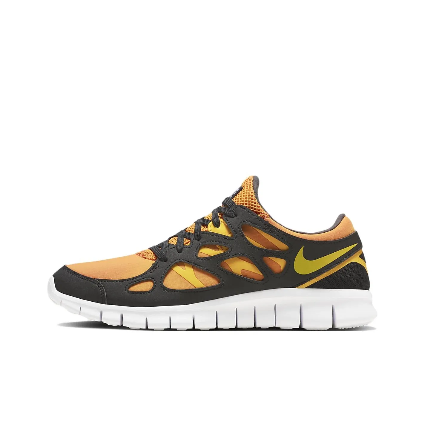 nike printable Free Run 2 'Solar Yellow Black'