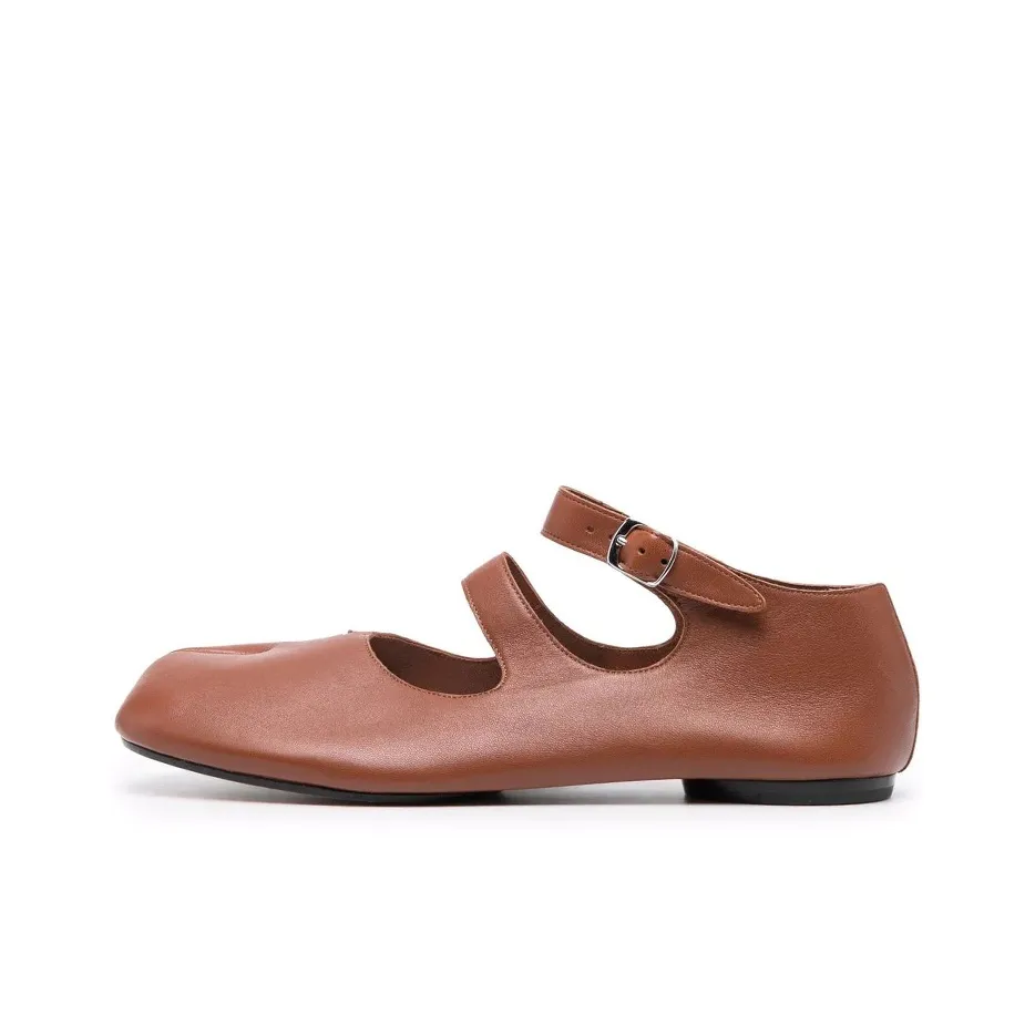 Maison Margiela Tabi Leather Ballerina Shoes