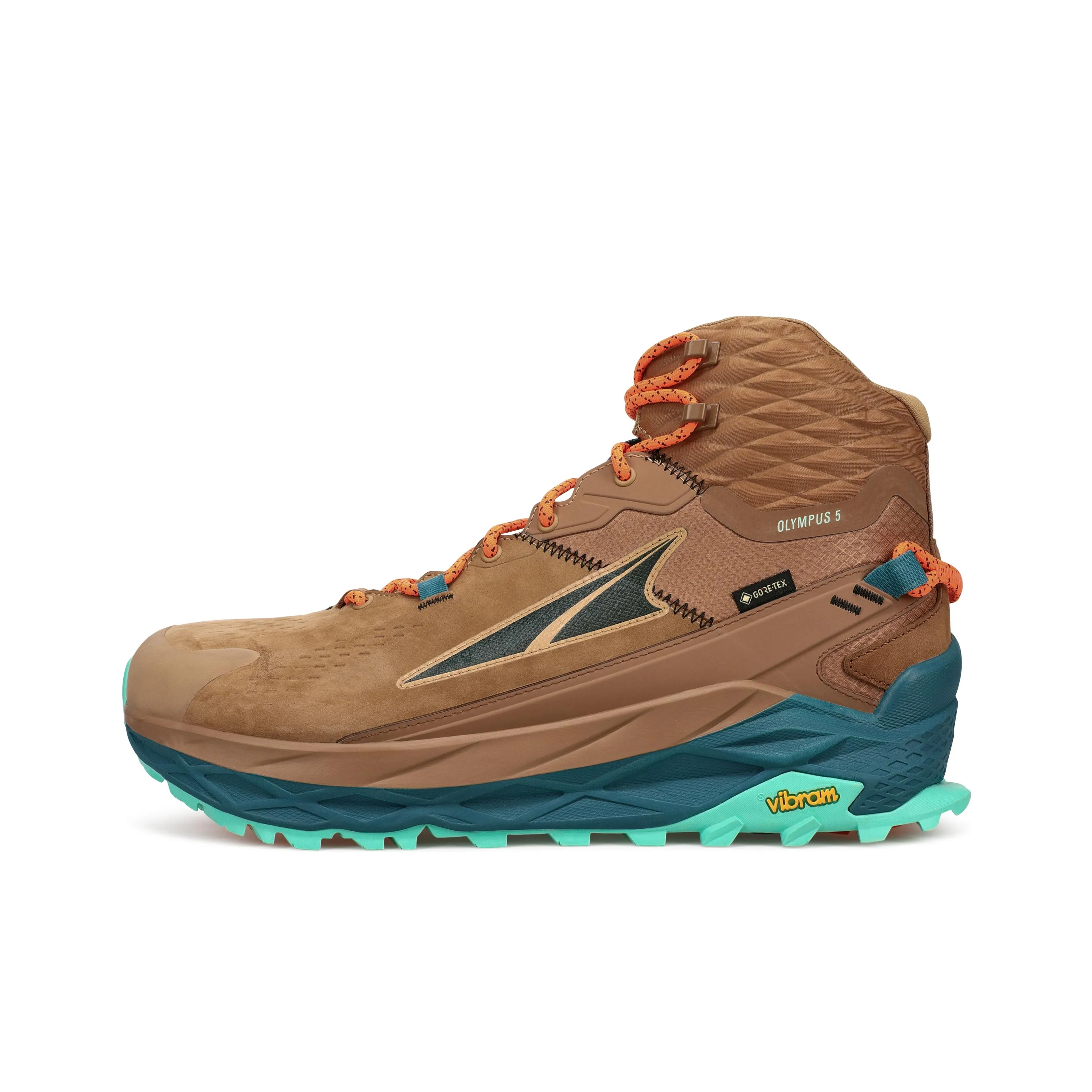 Altra Olympus 5 Cushioning Anti Slip And Wear Resistant Mid Top Outdoor Shoes Brown