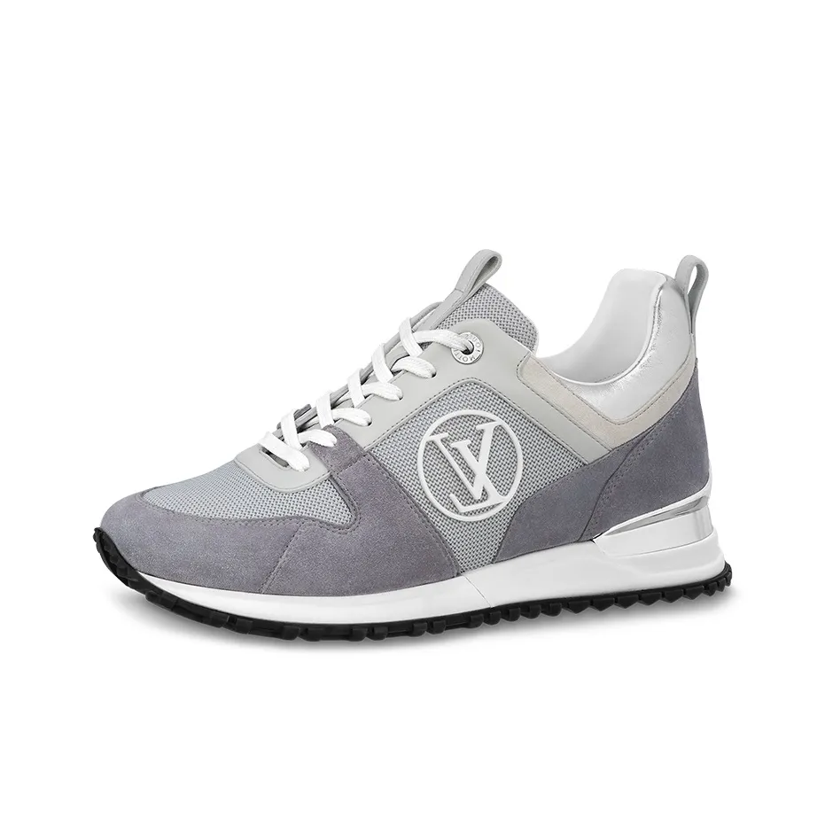 LOUIS VUITTON Run Away Sneakers 'Grey Mesh With Logo' Women's