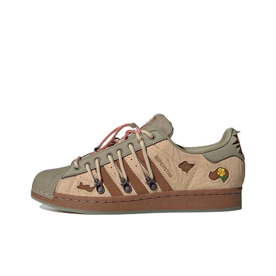 adidas originals Superstar X Melting Sadness Green Brown