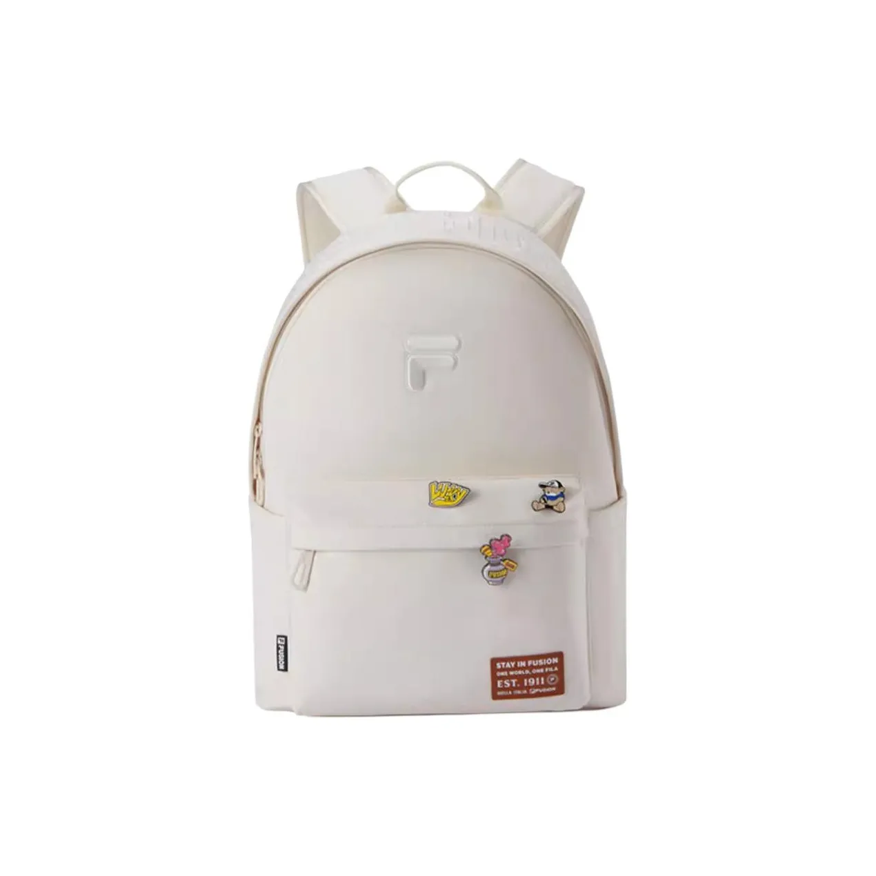 FILA FUSION Fabric Backpack Regular Women's Marshmallow White