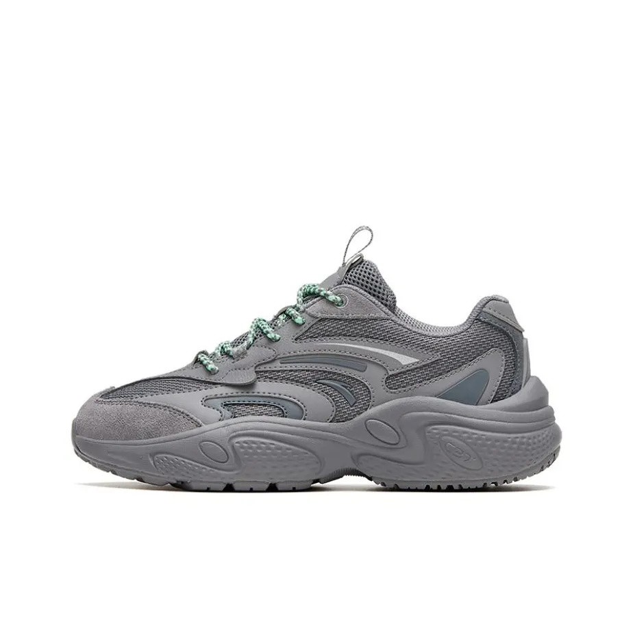 Anta Life Collection C37 Cushioning Anti Slip And Wear Resistant Low Top Sports Casual Shoes Women's Gray