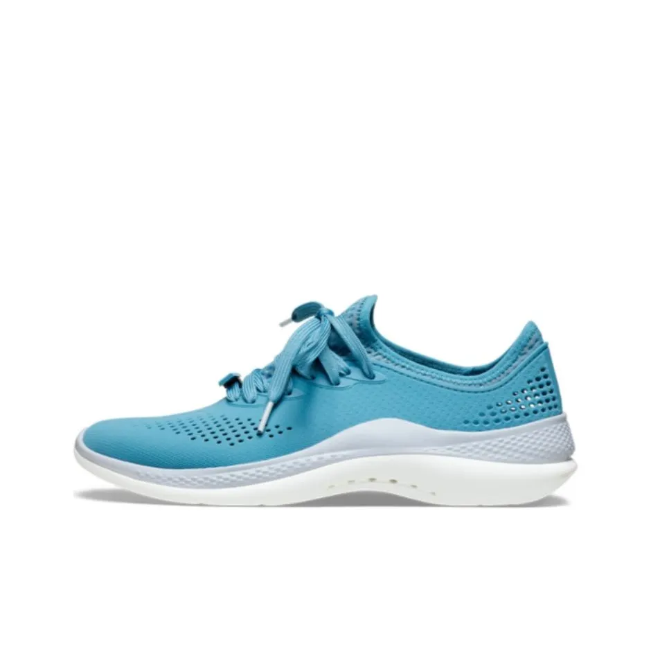 crocs classic LiteRide Cushioning, Wear Resistant Low Top Hiking Shoes Men's Blue