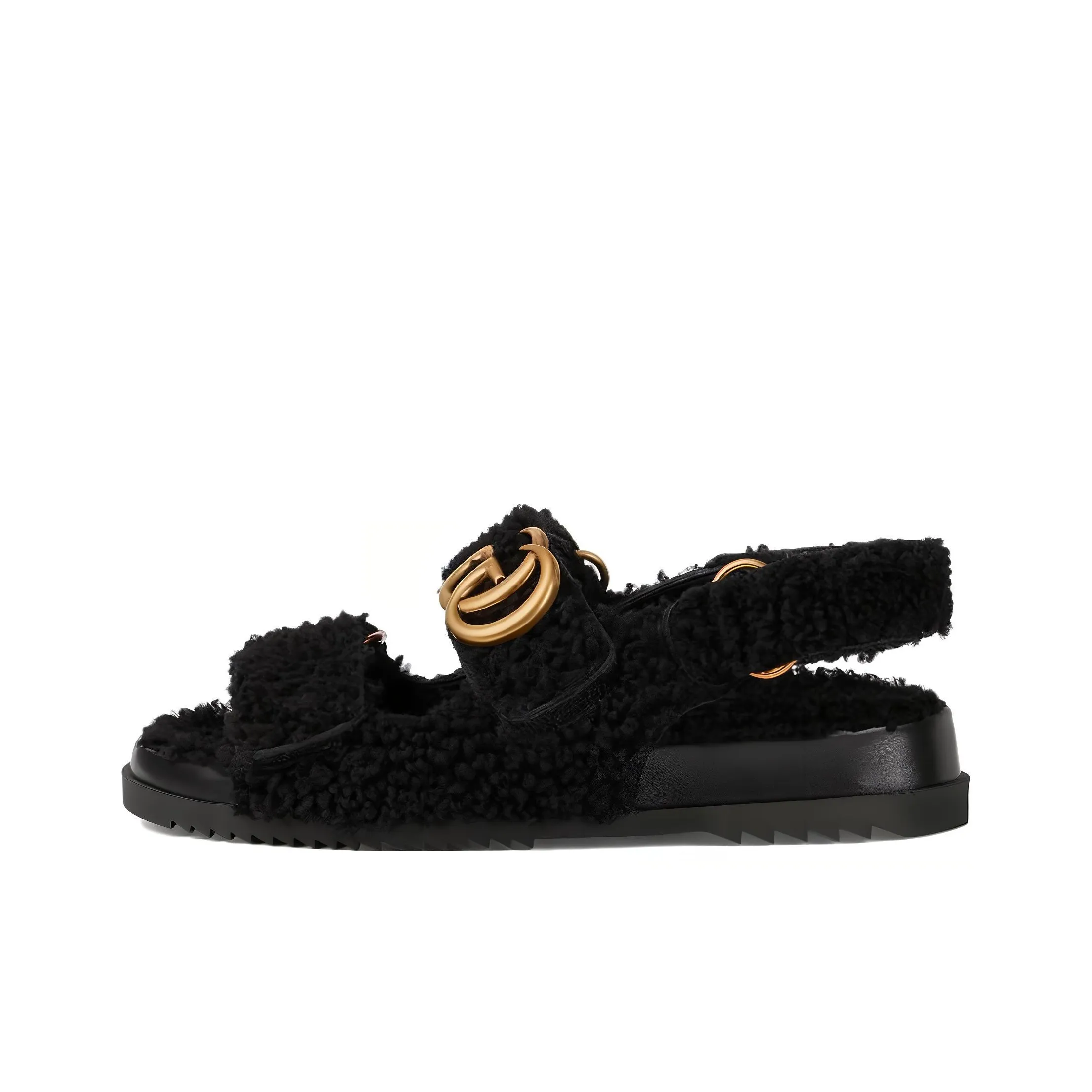 GUCCI Beach Sandals Women's Black