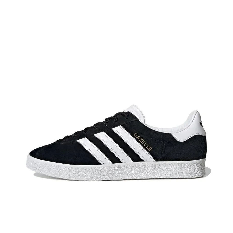 Adidas Originals GAZELLE 85 Low Топ Скейтборд Кроссовки Унисекс Черный Белый