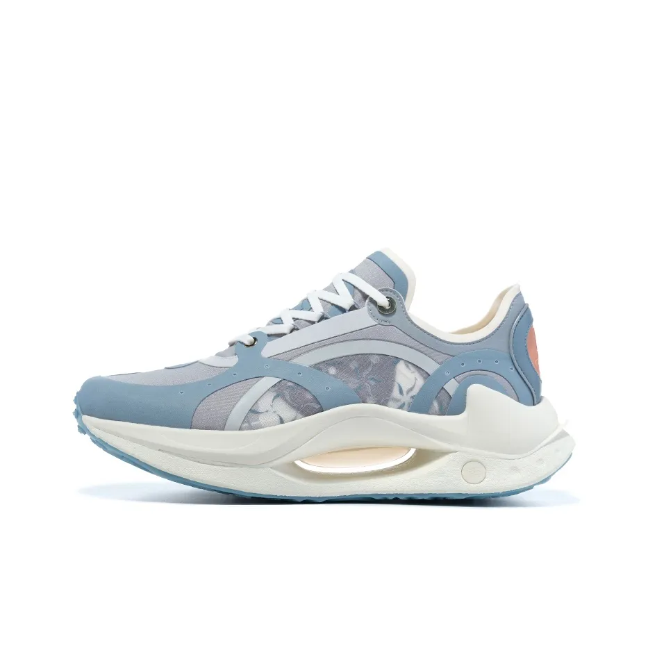 LI NING 1990 Shadow RMX Низкий Топ Спортивная Повседневная Обувь Мужская Синие Серые