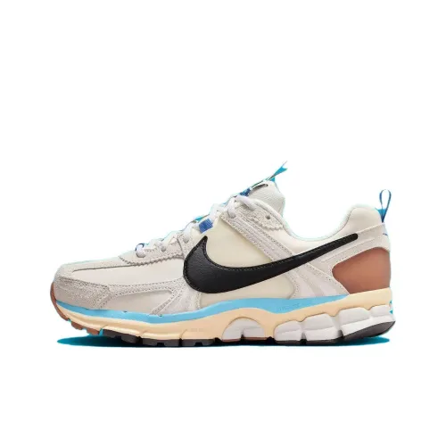 Nike Air Zoom Vomero 5 Беговые кроссовки Низкие Бежево-черные Женские