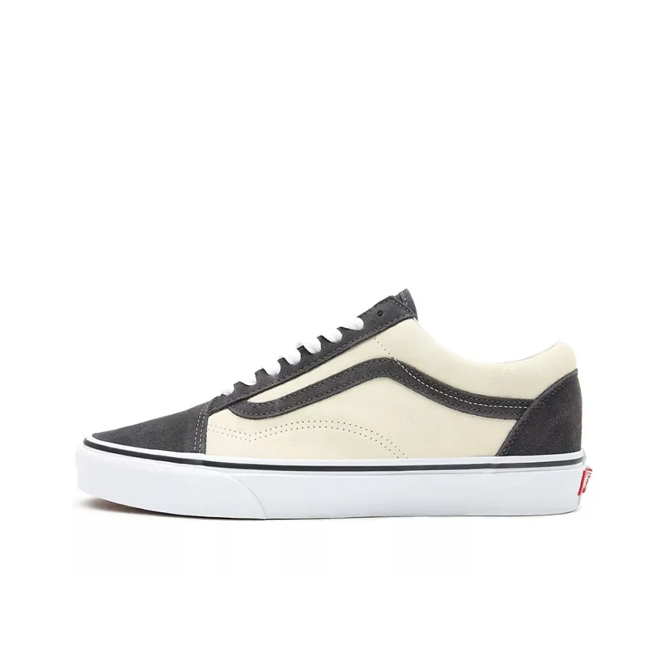 VANS Old Skool 2 Тон замша низкие кеды для скейтбординга унисекс серо-белые
