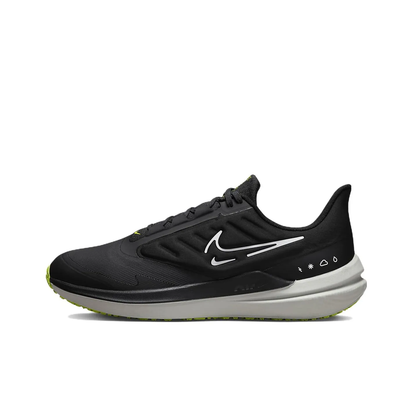Nike Air Zoom Winflo 9 Shield 'Black White Volt'