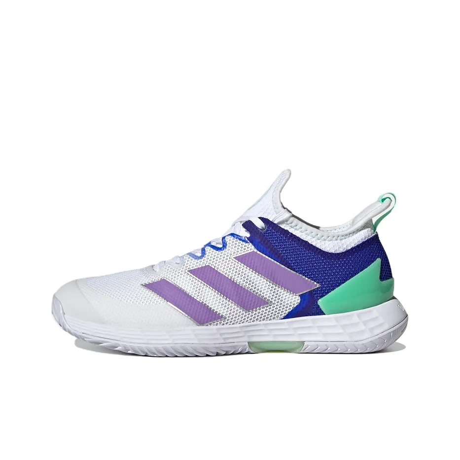 Adidas Adizero Ubersonic 4 Cloud White Violet Fusion Silver Metallic Women's
