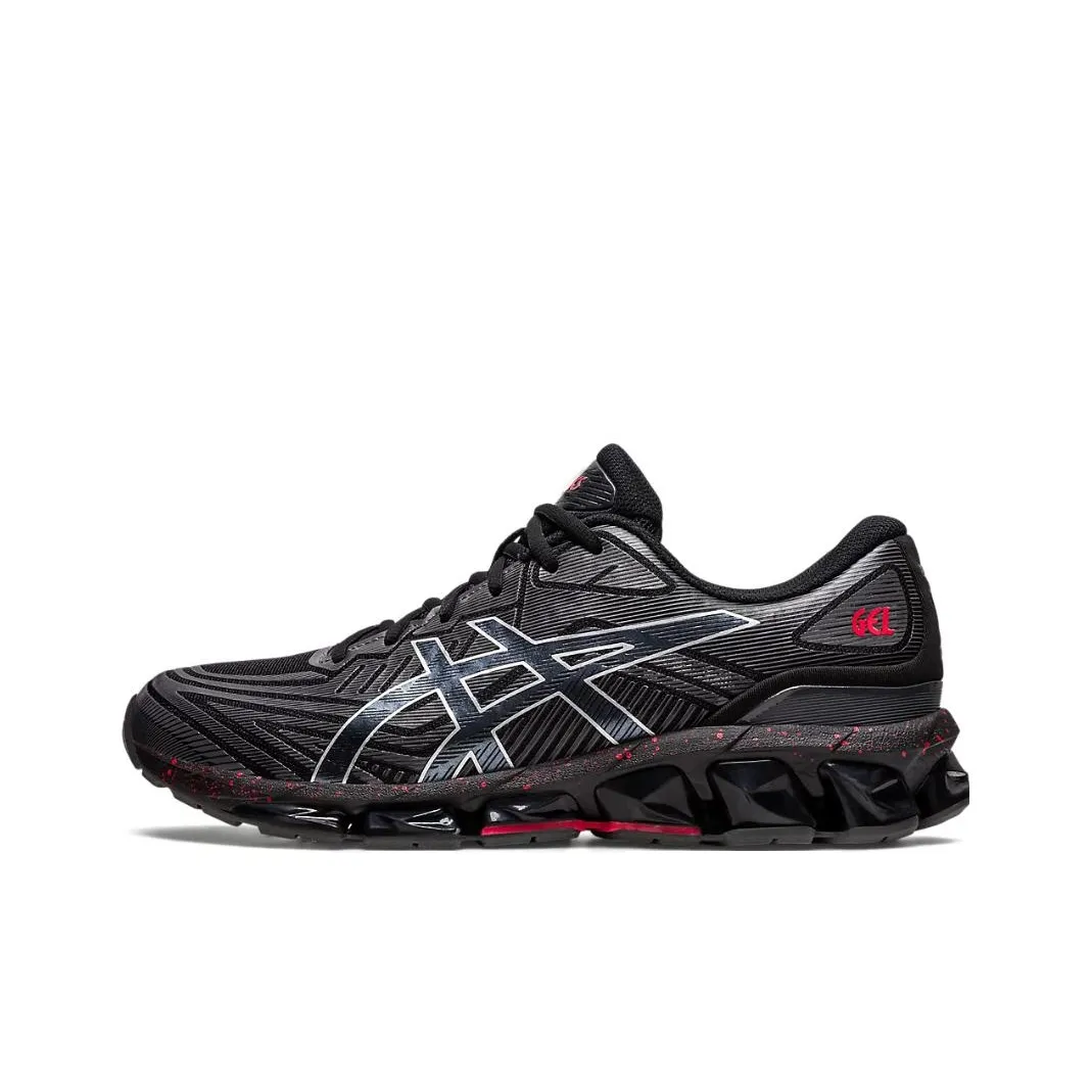 Asics Gel Quantum 360 7 Low Top Тренировочные Беговые Кроссовки Мужские Черные Красные