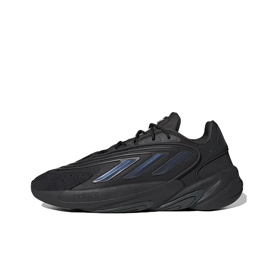 Adidas Originals Ozelia Shock Absorbers Slip Resistant Abrasion Resistant Low Top Casual Unisex Black Adidas Originals Ozelia Shock Absorbers Slip Resistant Abrasion Resistant Низкий Топ Повседневный Унисекс Черный