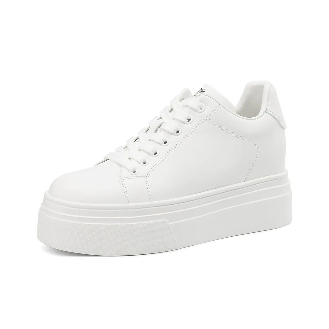 BOERDIQI Wear Resistant Breathable Height Increasing Low Top Skateboard Shoes Women's