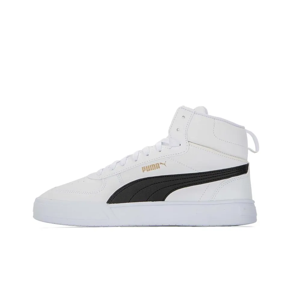 PUMA Caven High Топ Скейтборд Кроссовки Мужские Черный Белый