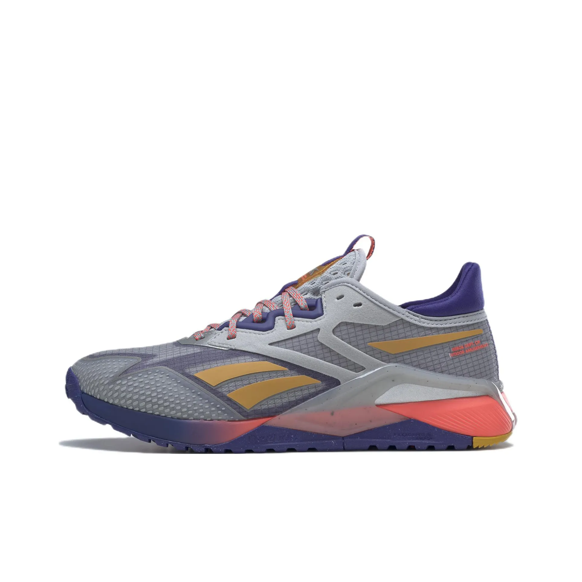Reebok совместный бренд Nano X2 TR Adventure Low Top Тренировочные Кроссовки Unisex Серый Фиолетовый