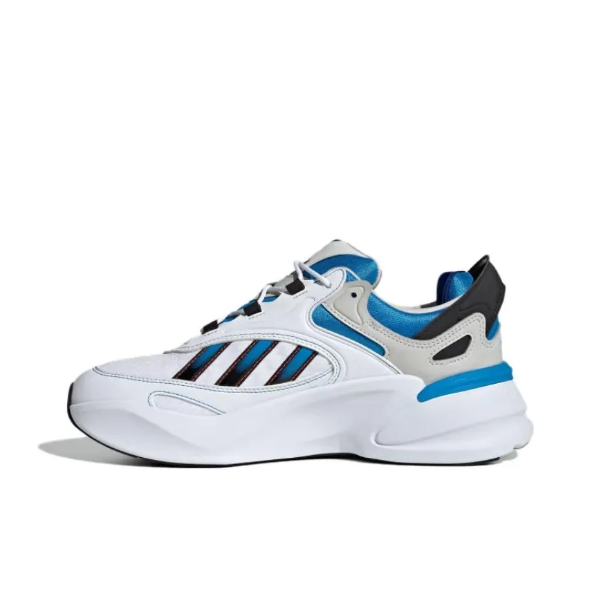 Adidas Originals Ozmorphis Противоскользящие устойчивые к истиранию низкие беговые кроссовки мужские белые и синие