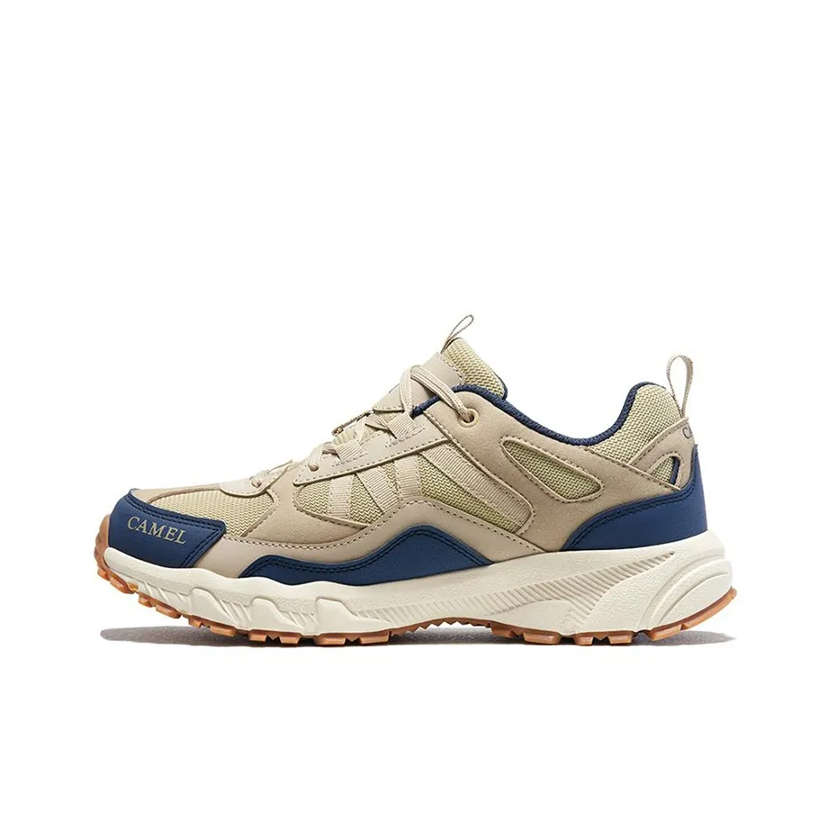 CAMEL Plate Dragon 1,0 Амортизаторы Slip-resistant устойчивые к истиранию Низкий топ Походная обувь Мужская Хаки-синий