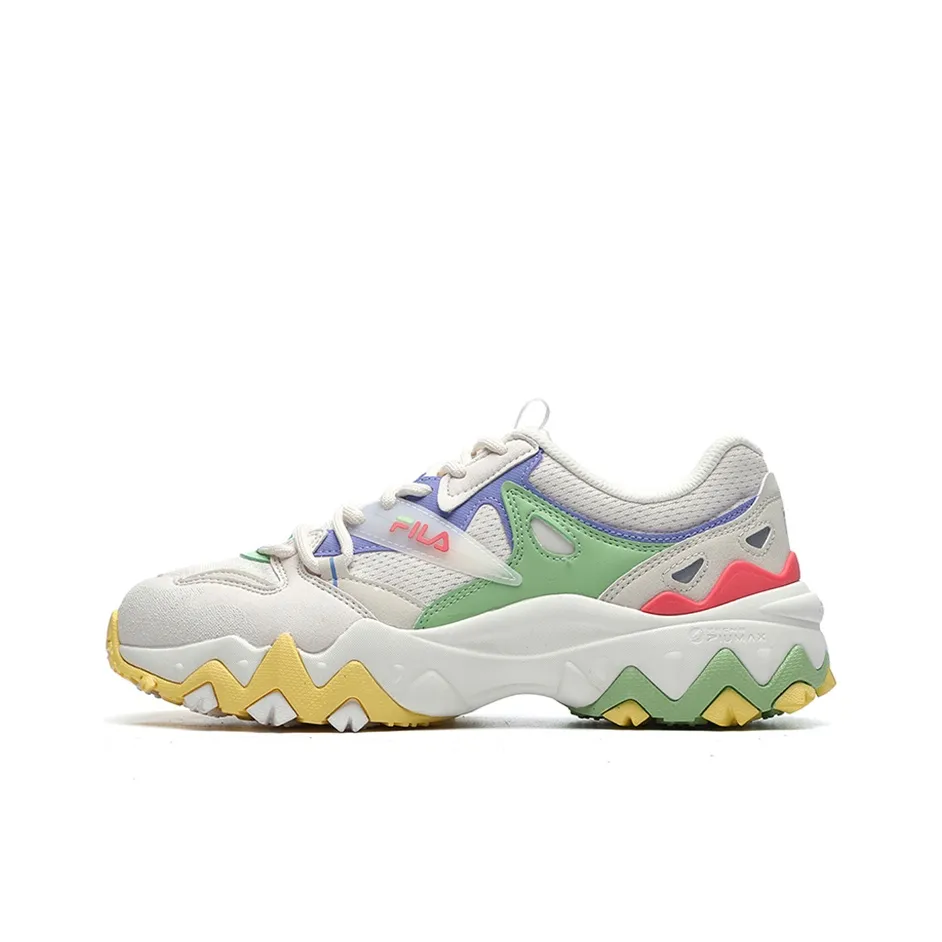 FILA Fellow Европейский Edition 2 Низкий Топ Casual Женский Белый Зеленый Фиолетовый