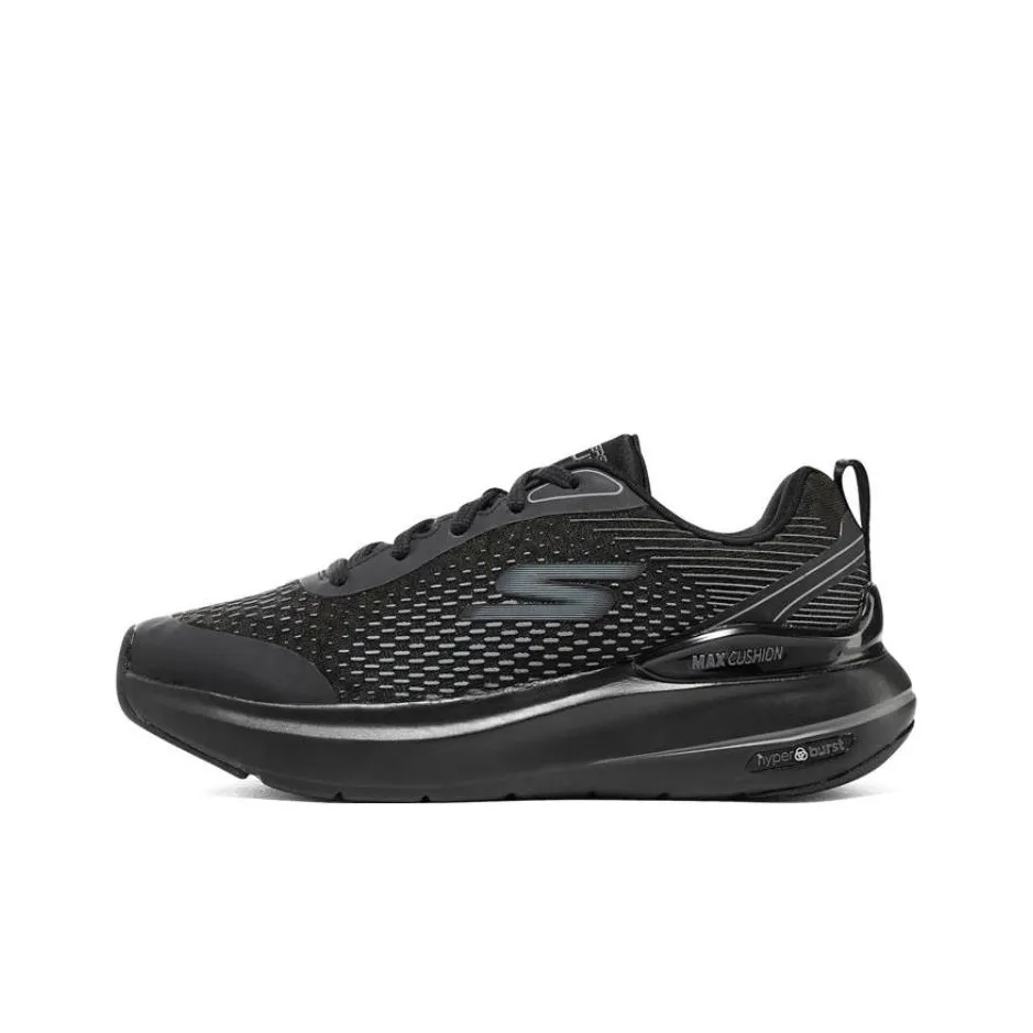 Skechers Max Cushioning Hyper Burst Premier Trail Low Топ Беговые кроссовки Женские Черно-серый