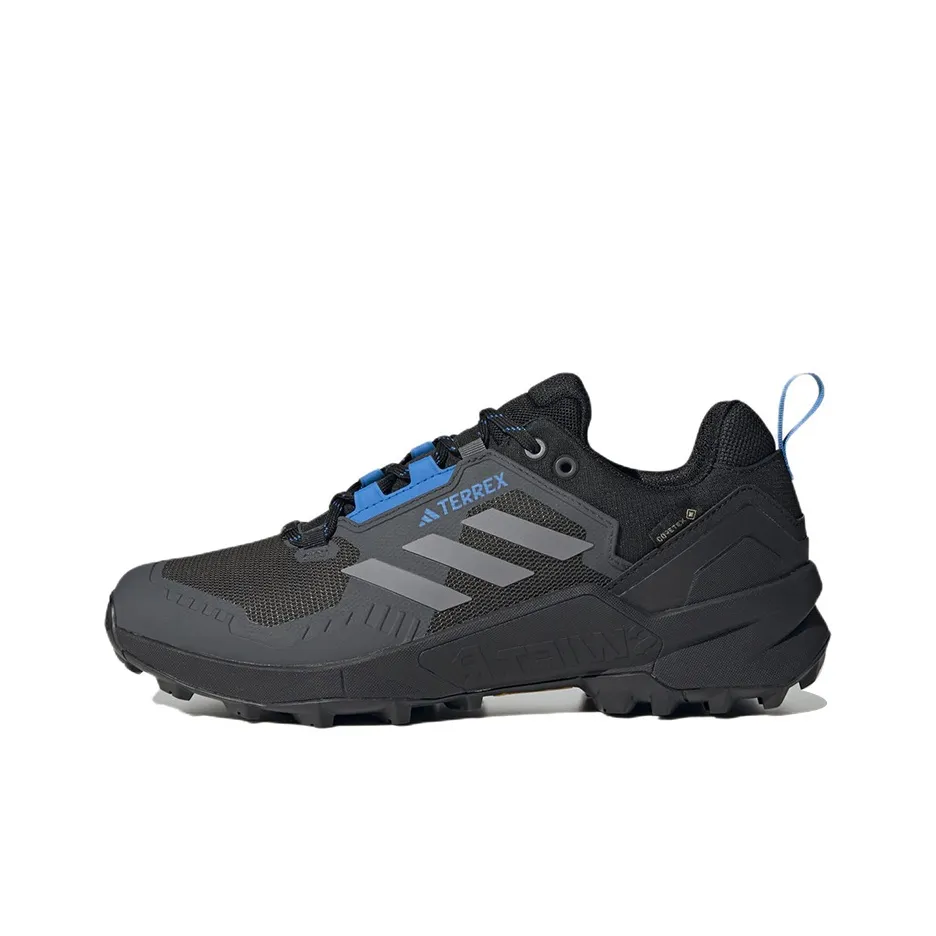 Adidas Terrex Swift R3 Gore Tex Core Black Grey Blue Rush