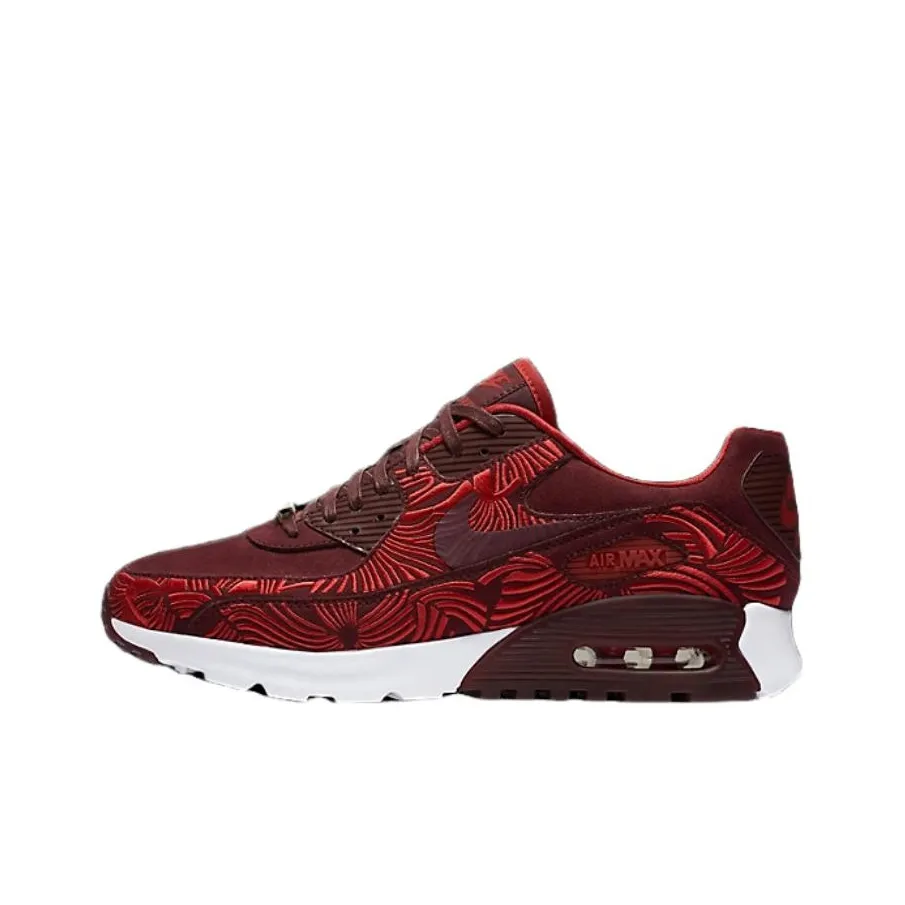 Nike Air Max 90 Ultra LOTC QS Износостойкий И Легкий Низкий Топ Повседневная Обувь Унисекс Красный