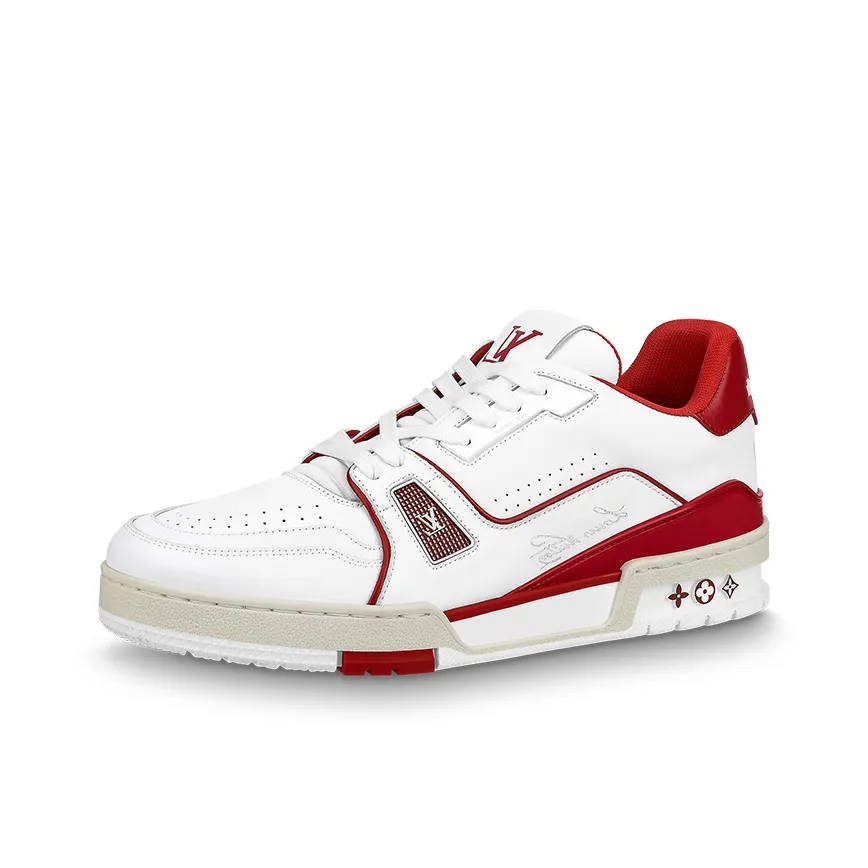 LOUIS VUITTON Trainers 'White Red'