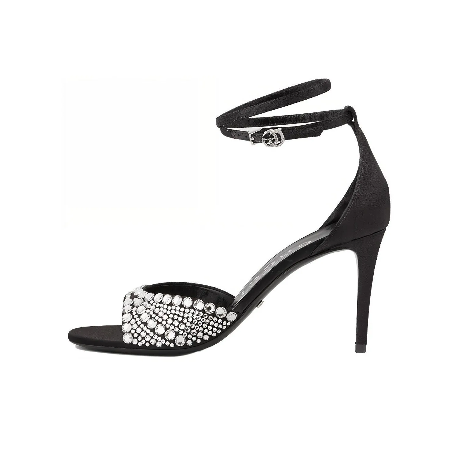 GUCCI One Strap Sandals 8.5cm Women's Black