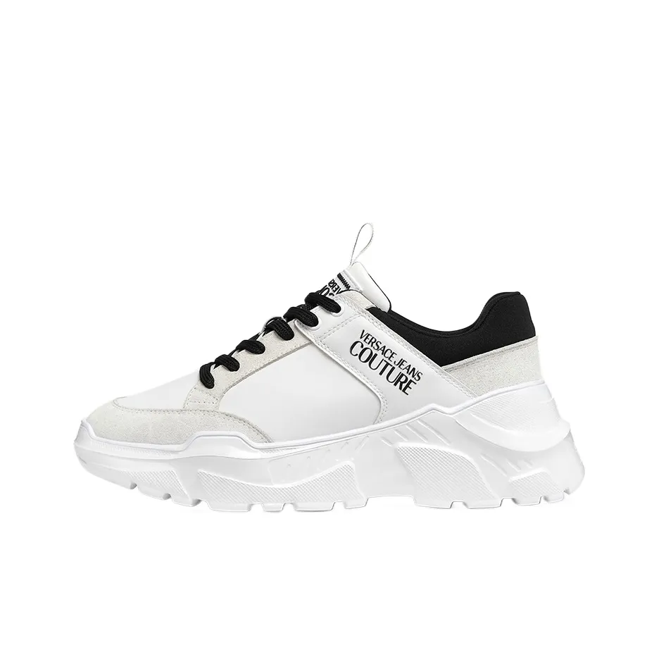 VERSACE JEANS Speedtrack Low Топ Повседневная обувь Мужская Белая