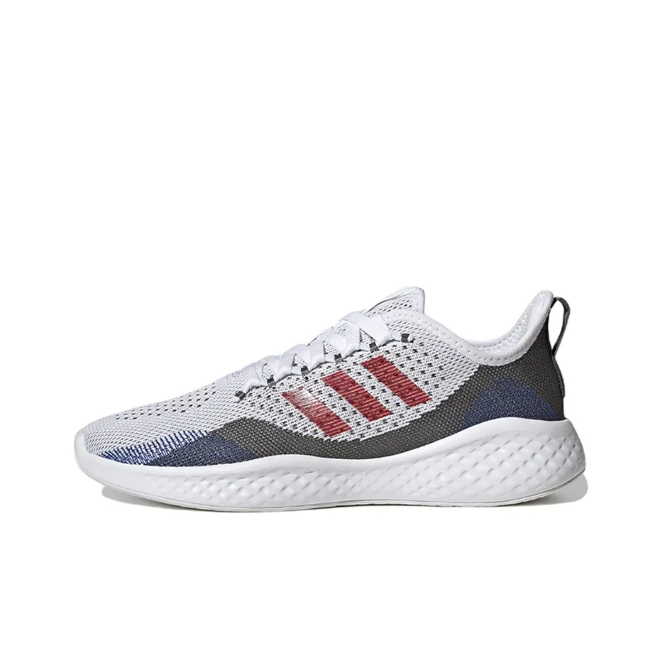 Adidas Fluidflow 2.0 Running Shoes 'White / Vivid Red'