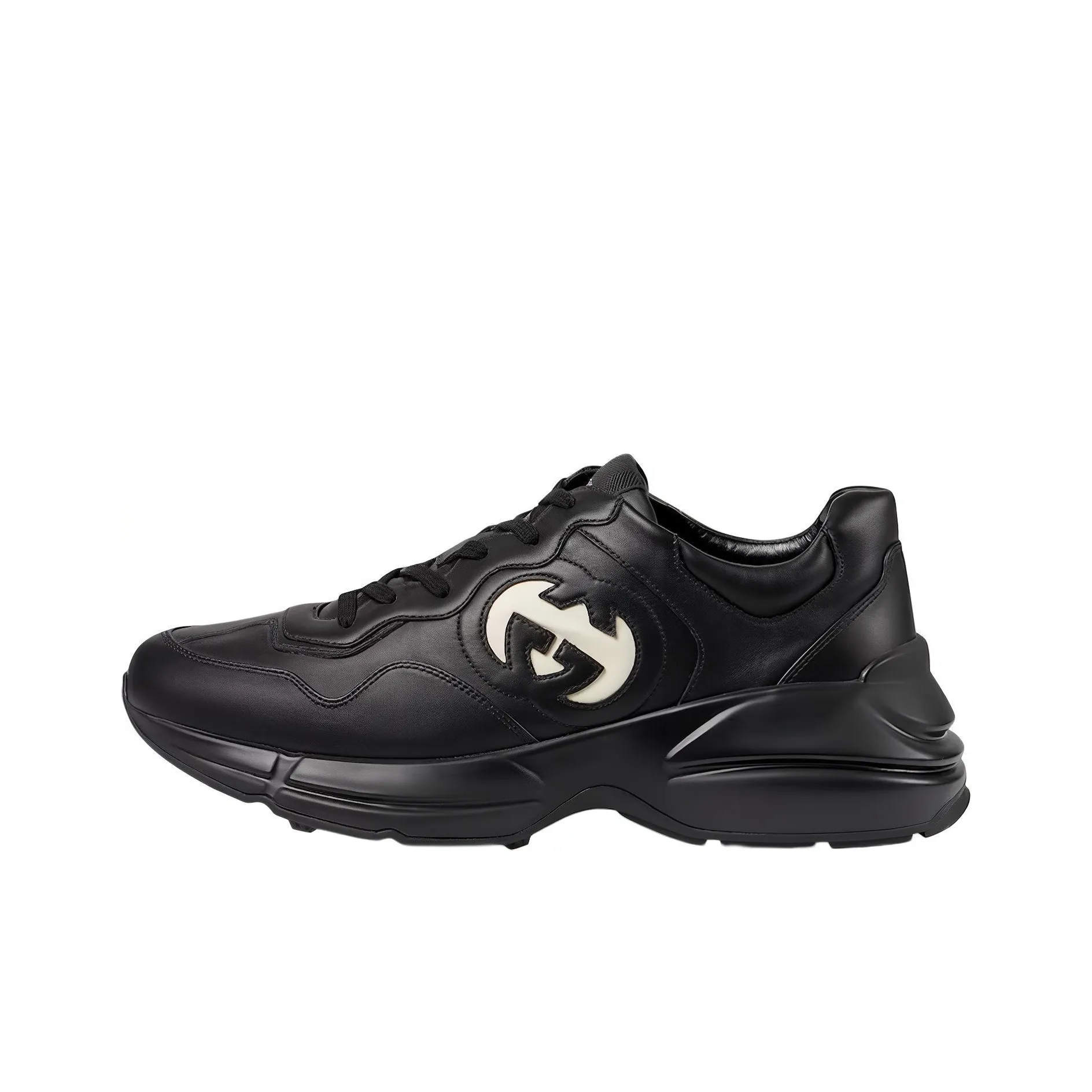 GUCCI Rhyton 'Interlocking G   Black Ivory'