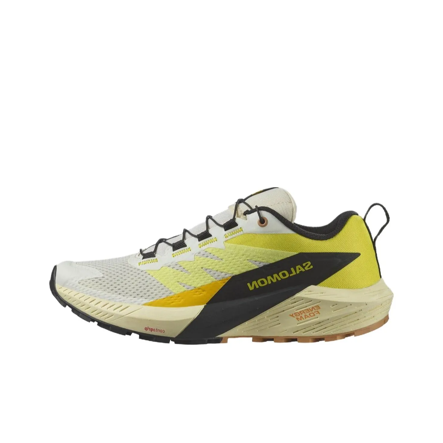 SALOMON Sense Ride 5 Slip Resistant Low Top Running Shoes Women's Vanilla