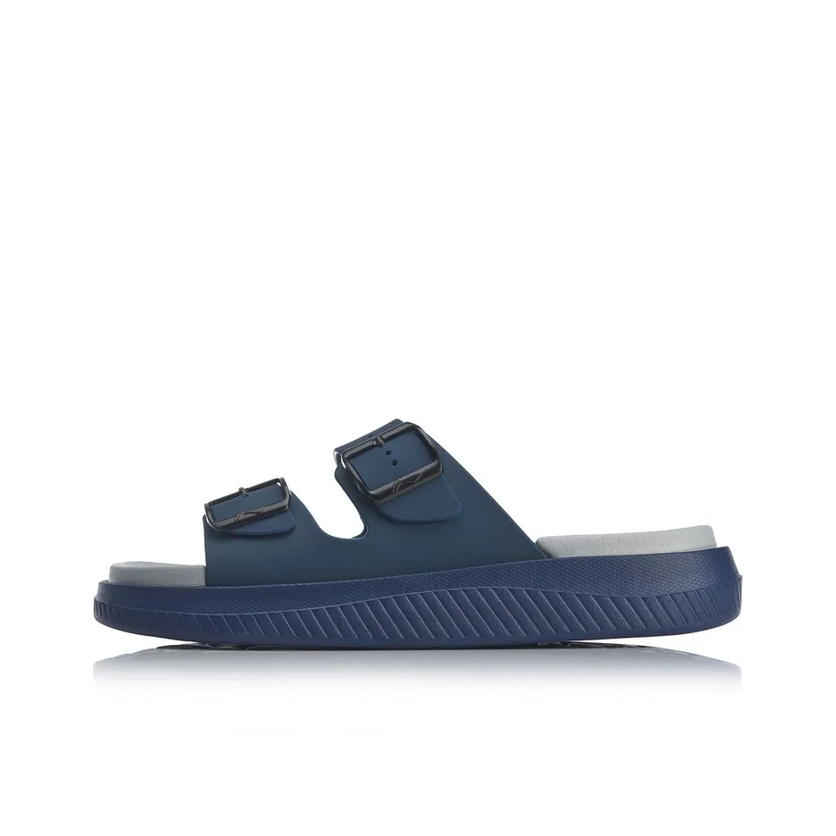 LiNing Clap Quiet Slide Slippers Unisex Navy