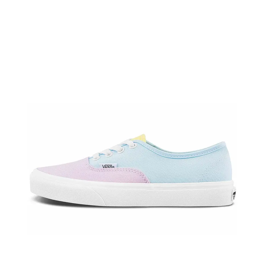 Vans Authentic PASTEL Block Low Top Скейтборд Кроссовки Unisex Розовые Синие