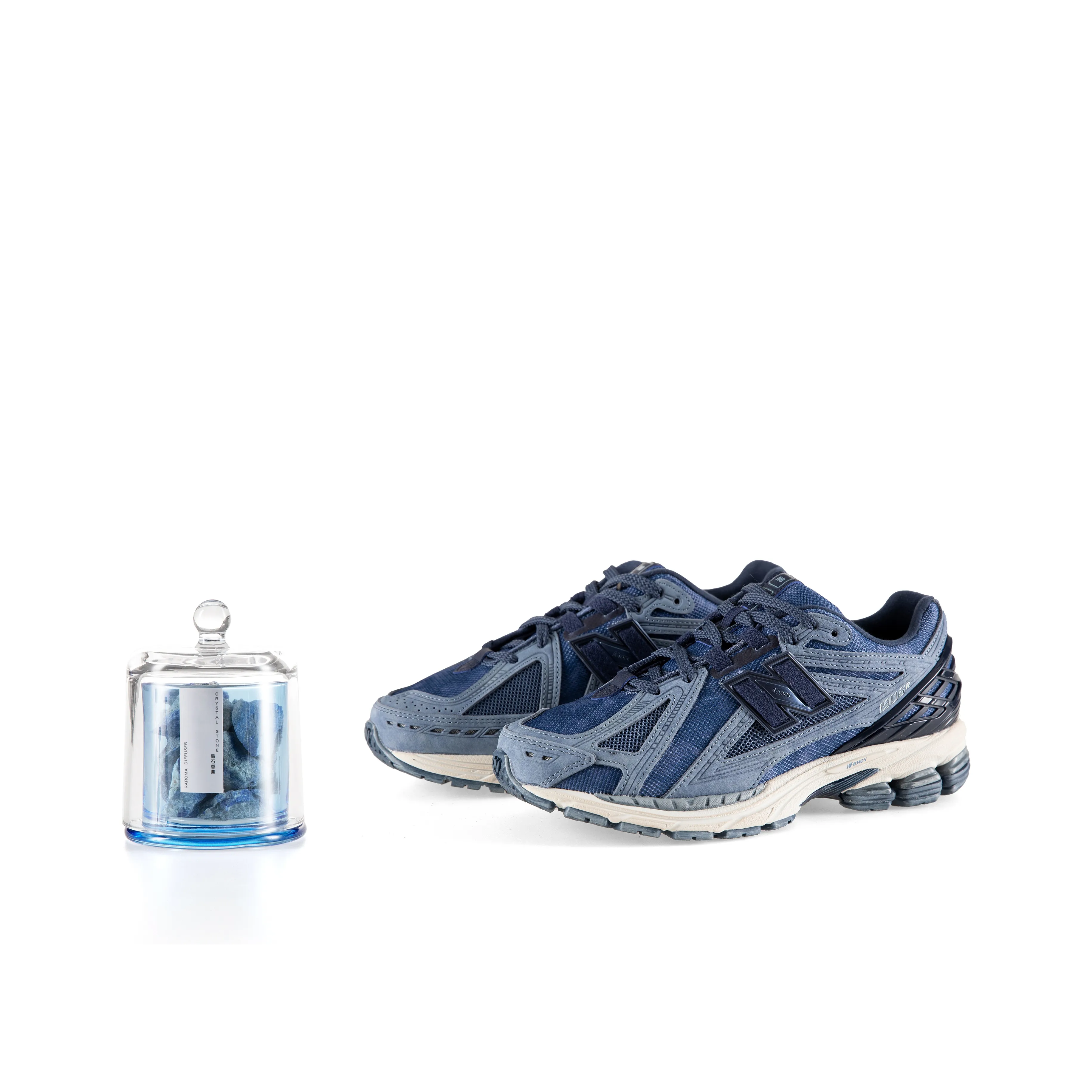 New Balance NB 1906R Low Топ Марафон Беговые кроссовки Унисекс Сапфирово-синий Мраморный Ароматерапия Одежда Наборы