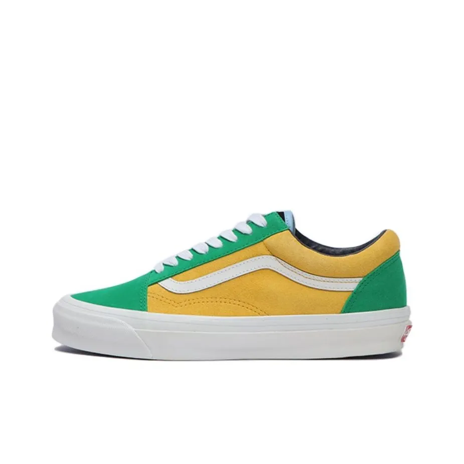 Vans Og Old Skool Lx 'Off The Wall Green Yellow'