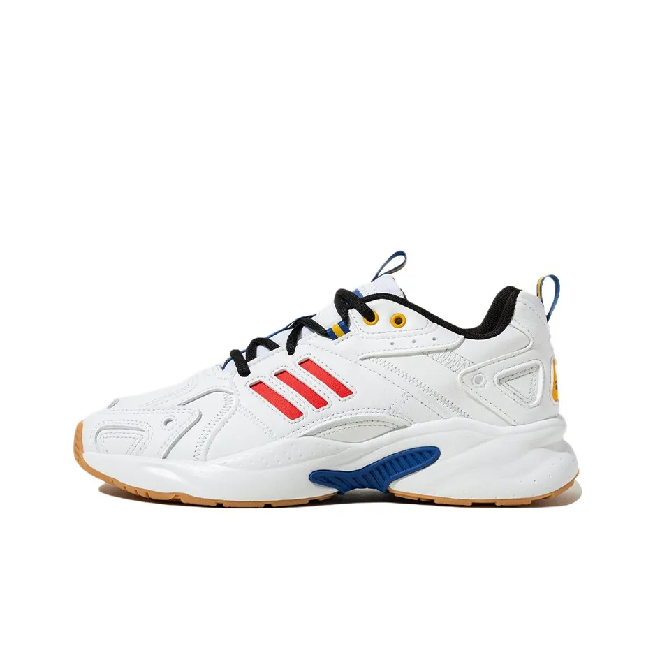 ADIDAS NEO JZ Runner Slip Резистентный Устойчивый к истиранию Легкий Низкий Топ Casual Унисекс Белый Красный