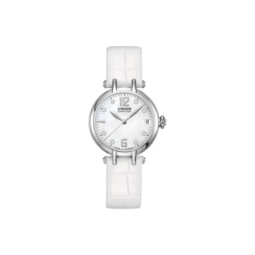 UNION GLASHUTTE/SA Автоматический Механический Движение Женские Часы 32 мм Жемчужная Раковина Цвет