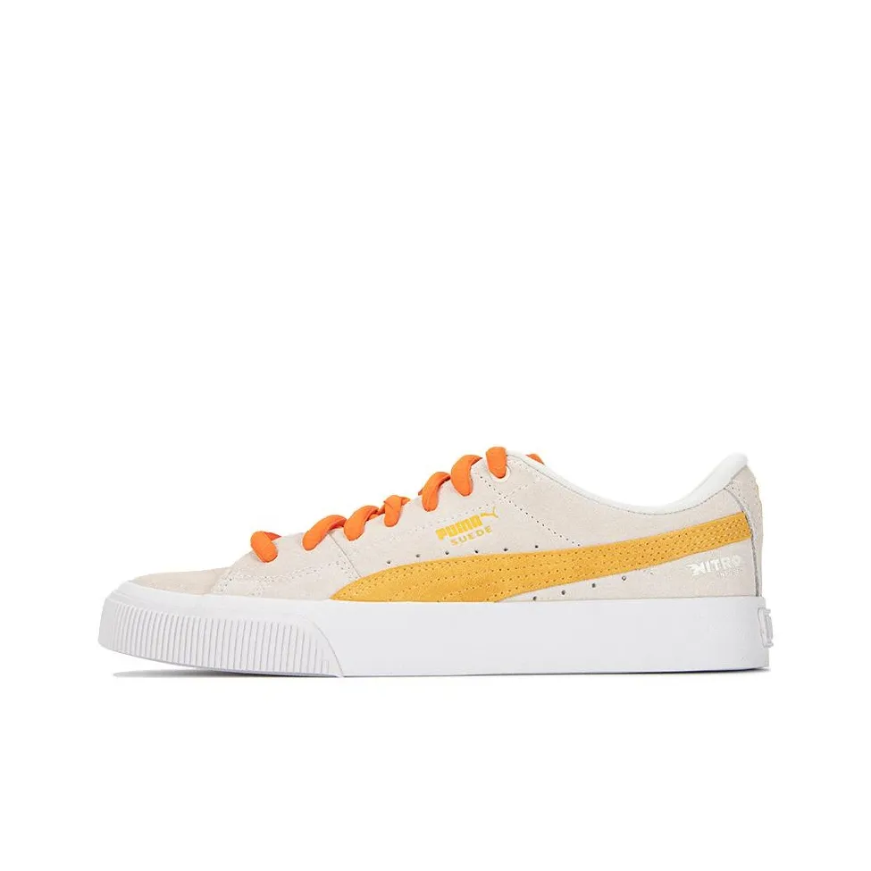 PUMA Suede Skate Nitro Skate Nitro Low Кроссовки для скейтбординга Унисекс Желтый