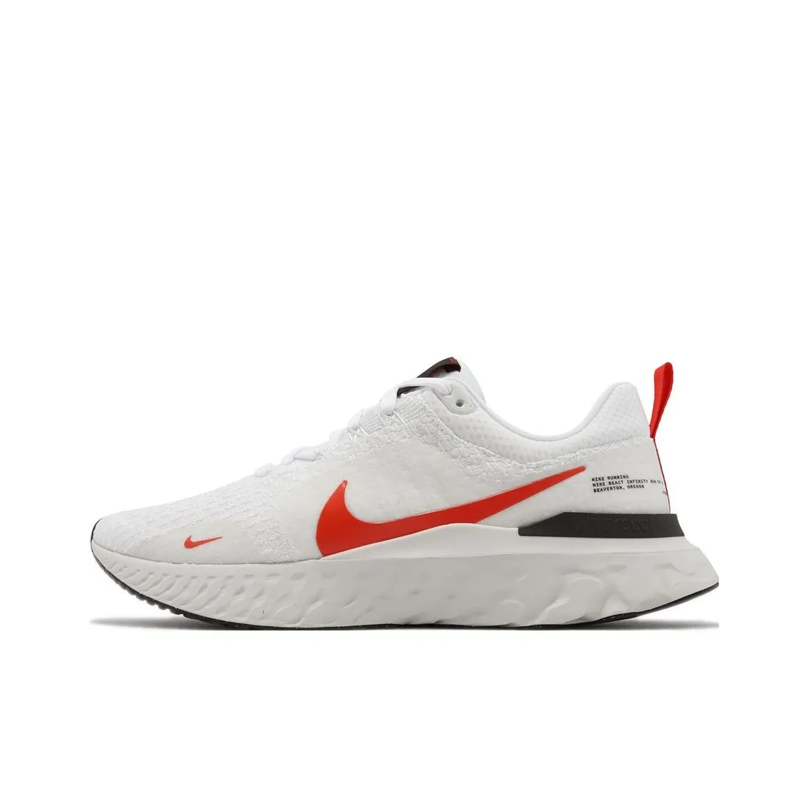 Nike React Infinity Run Flyknit 3 White Light Crimson
