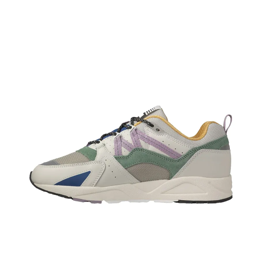 Sneakers basse rosa e bianche