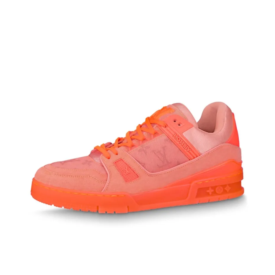 LOUIS VUITTON X Virgil Abloh Trainer Sneakers 'Virgil Peach'