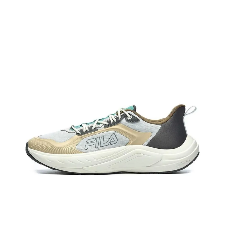 FILA WOLF Anti-Slip And Wear-Resistant Breathable Low-Top Casual Shoes Men's Nightfall Gray