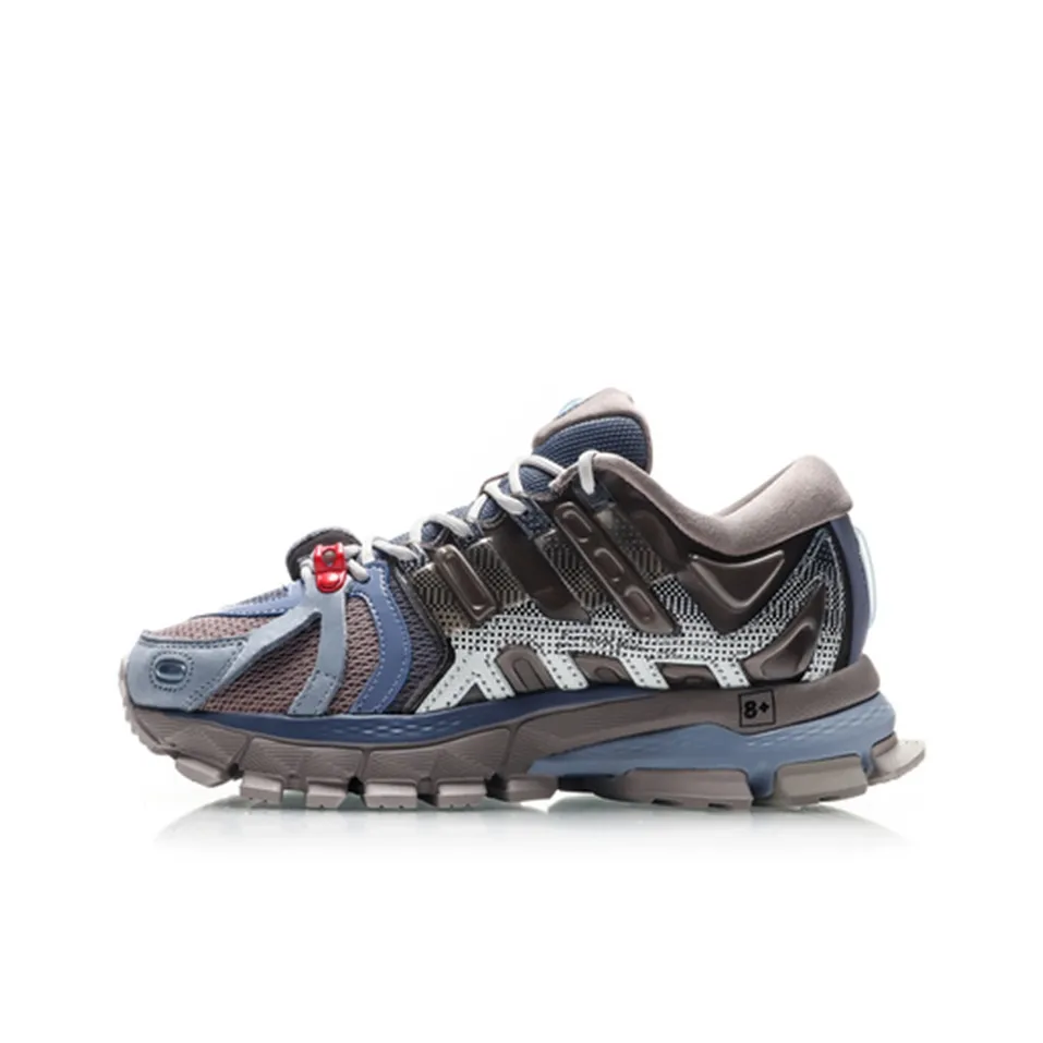 LiNing Furious Rider ACE 1.5 2019 New York Fashion Week, Runway Collection Low Top Casual Shoes Women's Light Gray Blue