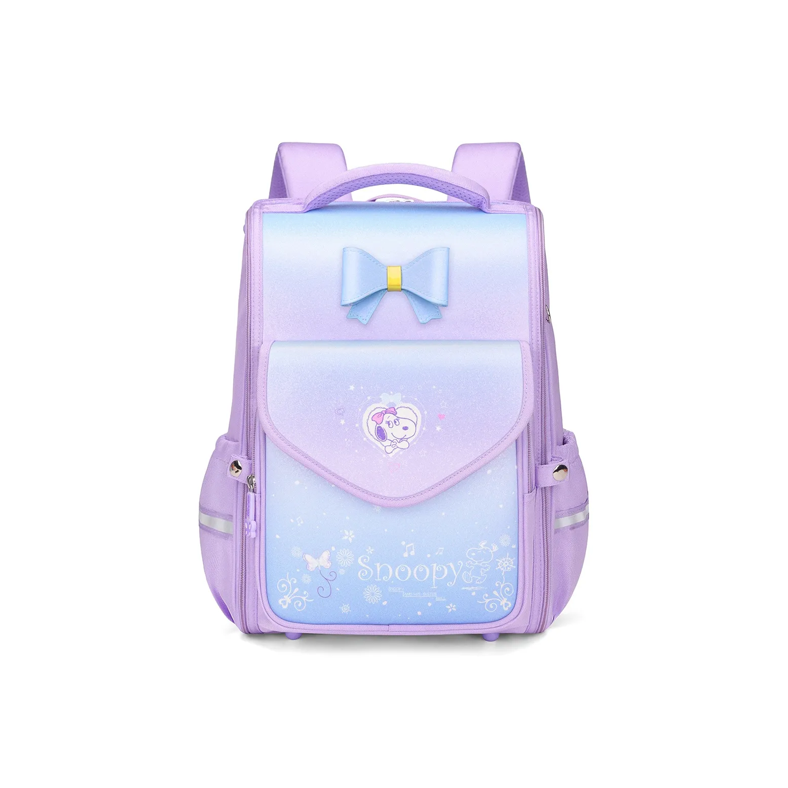 SNOOPY Полиэстер Студенческая сумка Стандартная Фиолетовая Розовая