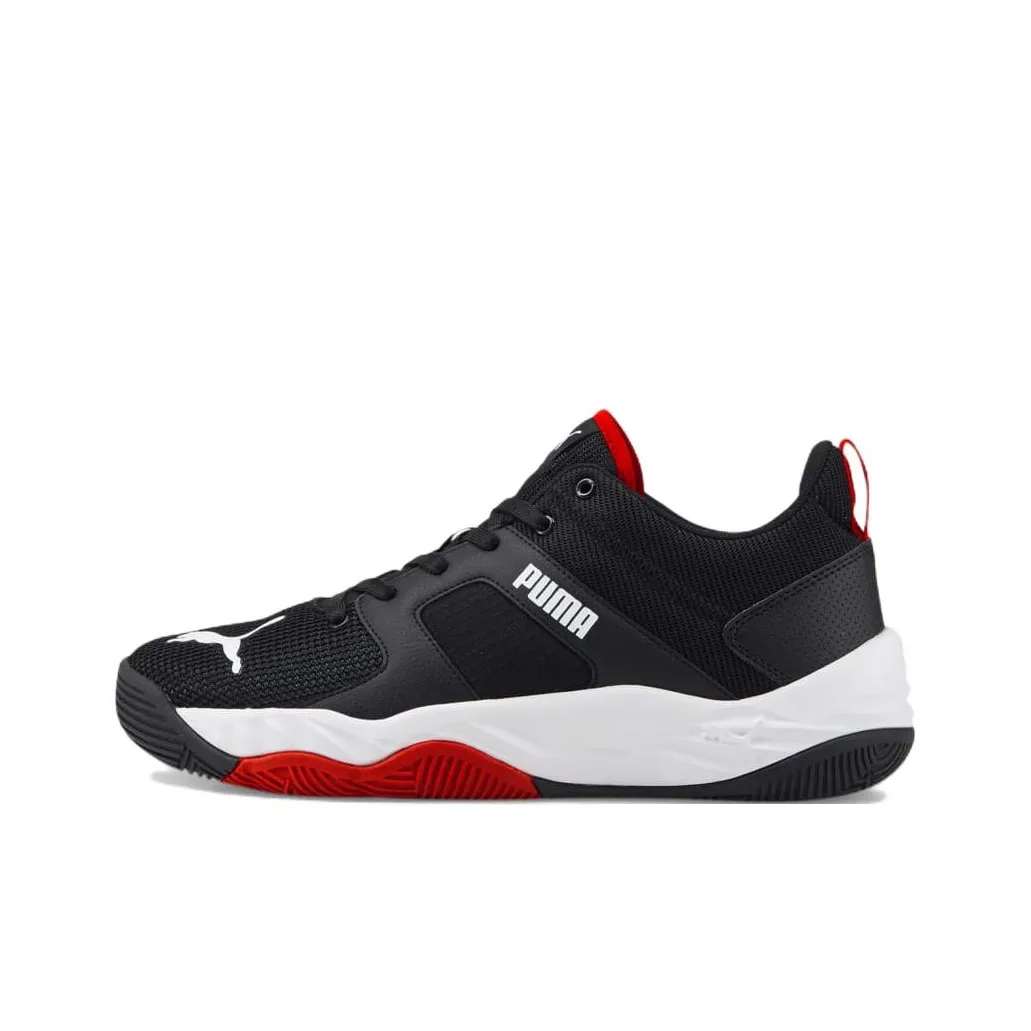 PUMA REBOUND MID Топ Повседневный Унисекс Черный Красный