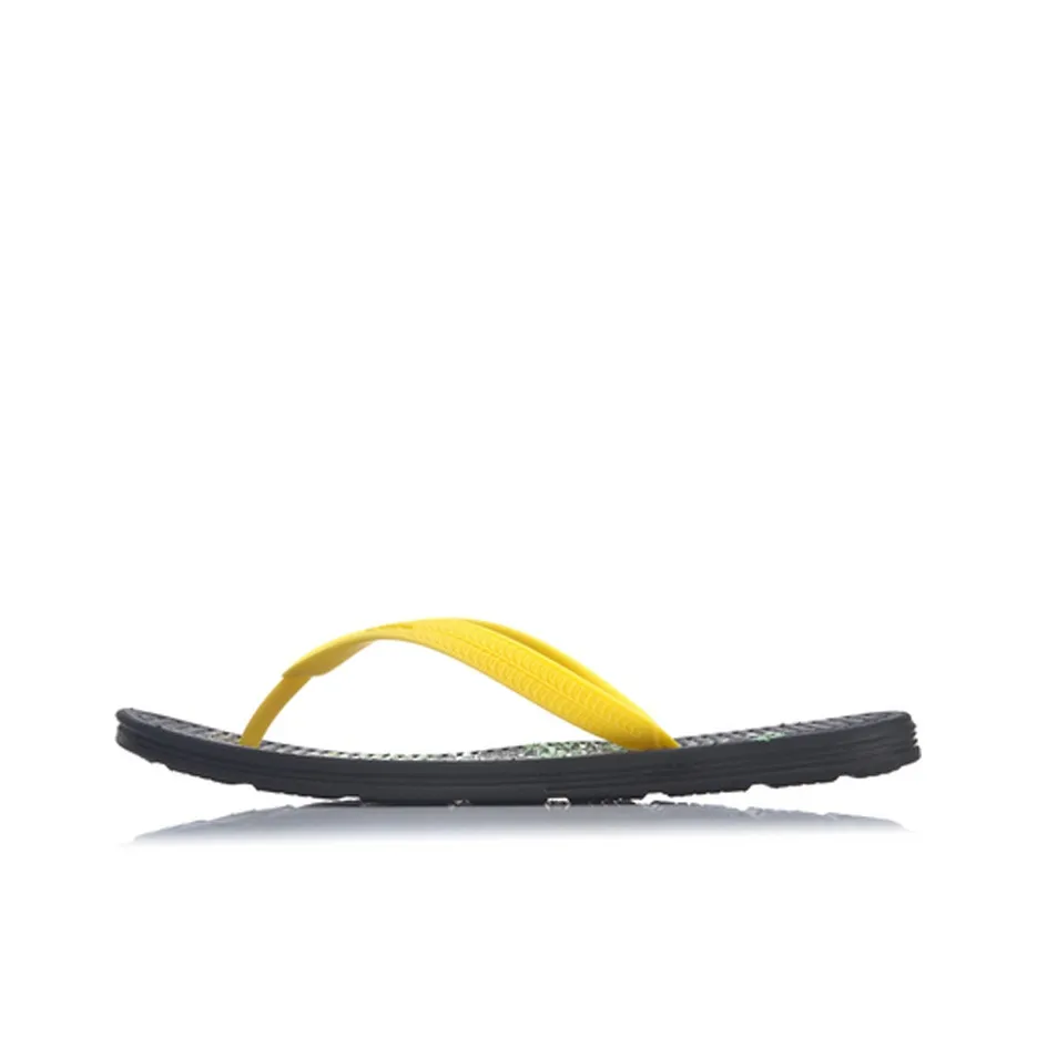 Disney x LiNing LN Slipper EVA Quiet Slide Slippers Men's Yellow Black