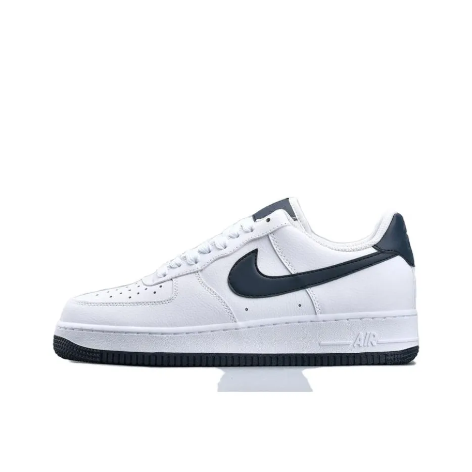 Nike Air Force 1 07 Low Топ Скейтборд Кроссовки Женские Темно-синие
