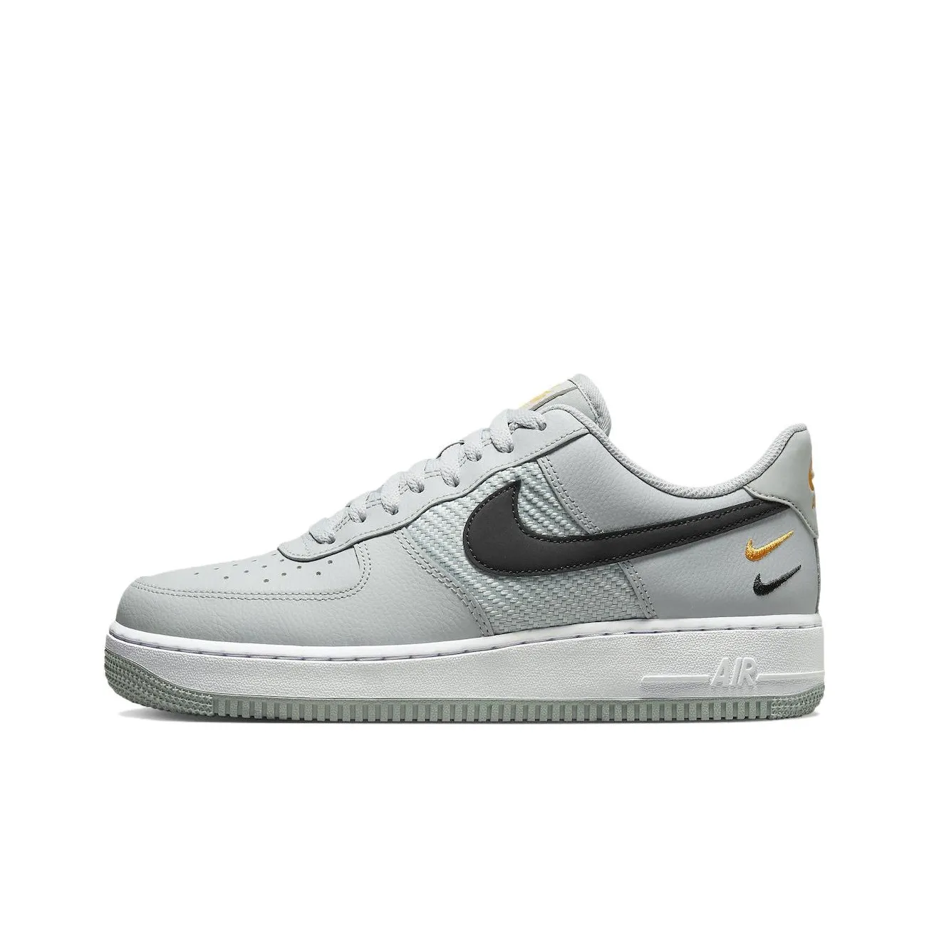 Nike Air Force 1 Low '07 Double Mini Swoosh Wolf Grey